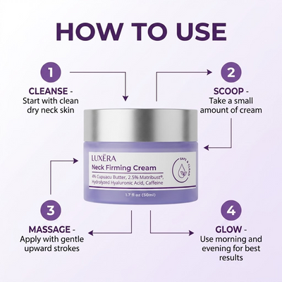 How To Use Luxera Neck Firming Cream