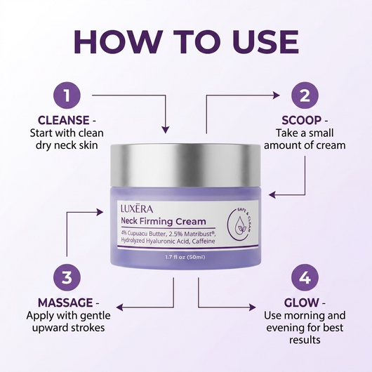 How To Use Luxera Neck Firming Cream